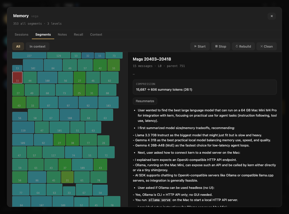 Semantic segments